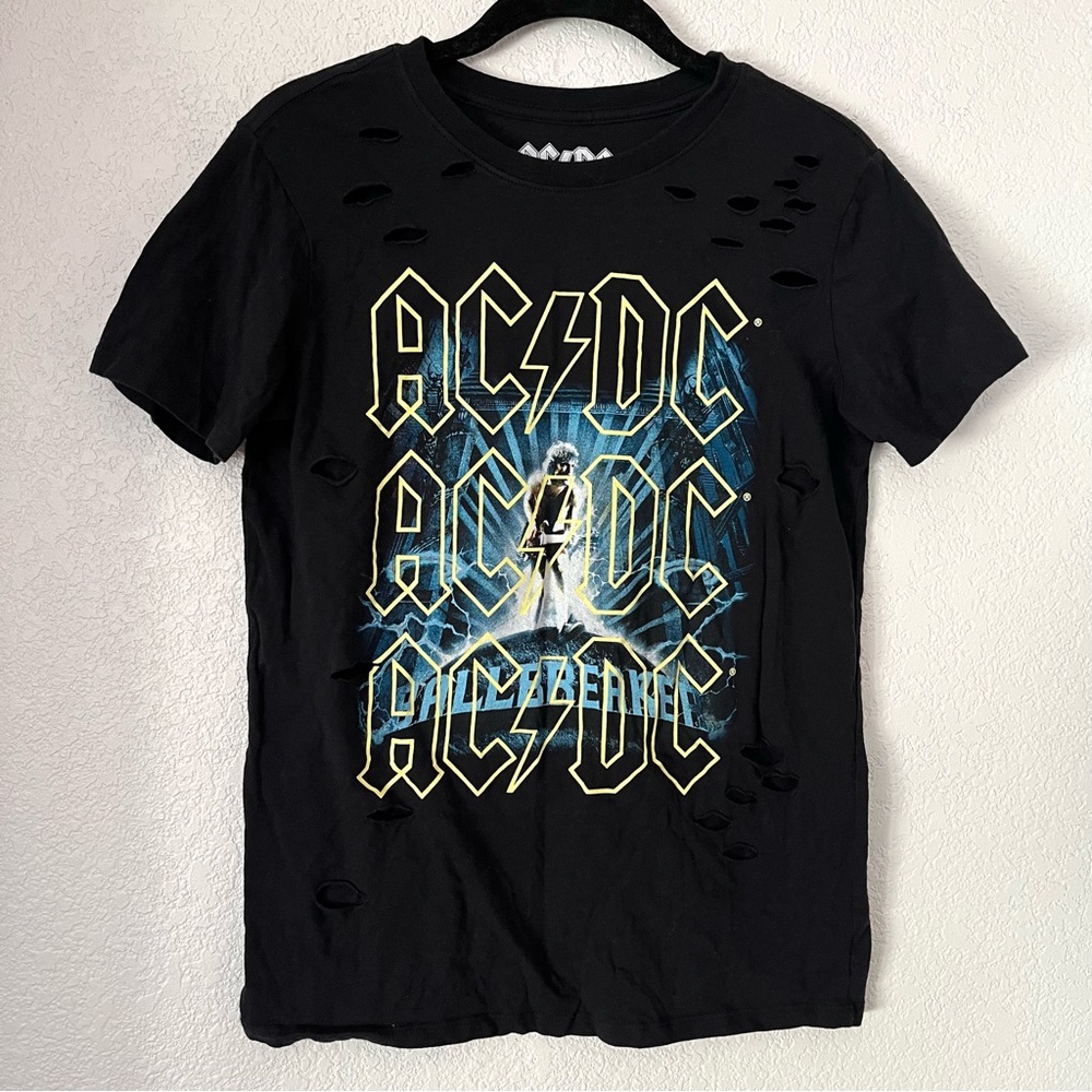 AC/DC Distressed Ballbreaker World Tour 1996 Concert Shirt